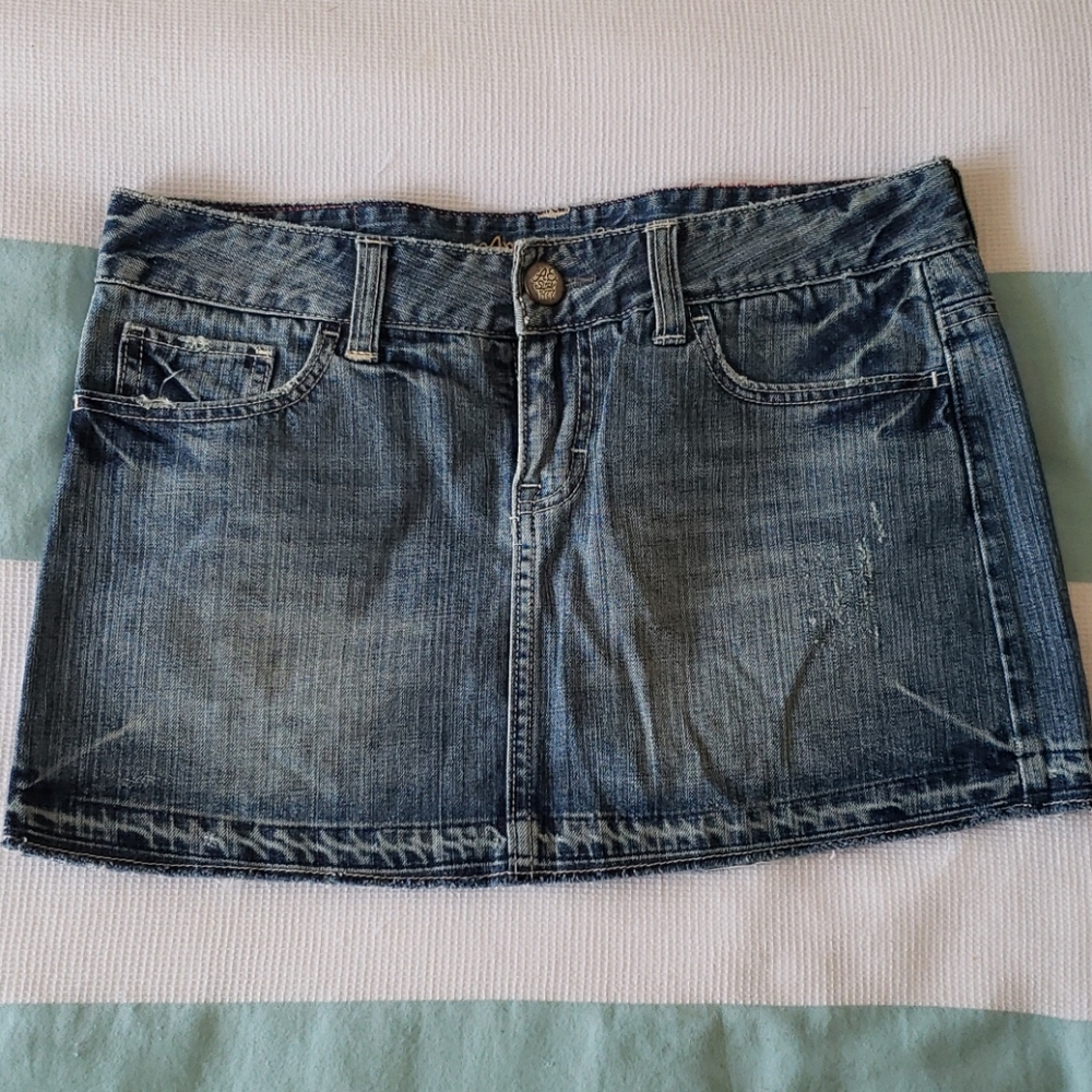 American Eagle Denim Mini Skirt